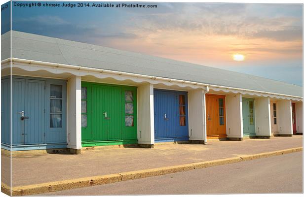  beach huts bournemouth dorset England uk  Canvas Print by Heaven's Gift xxx68