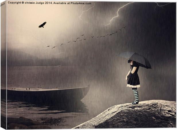 Endure the storm for a little longer. When tomorro Canvas Print by Heaven's Gift xxx68