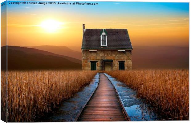  the little brick House  Canvas Print by Heaven's Gift xxx68
