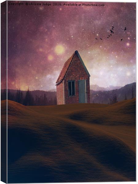 the little red house  Canvas Print by Heaven's Gift xxx68