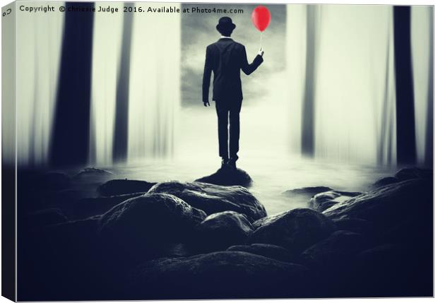 The man with the red balloon Canvas Print by Heaven's Gift xxx68
