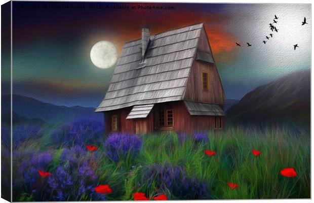 the little cabin  Canvas Print by Heaven's Gift xxx68