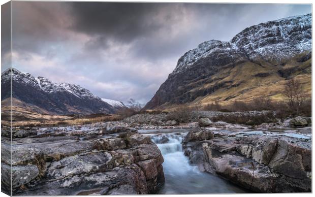 Highland falls Canvas Print by Jonathon barnett