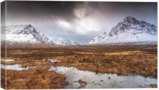 Snow storm Canvas Print by Jonathon barnett