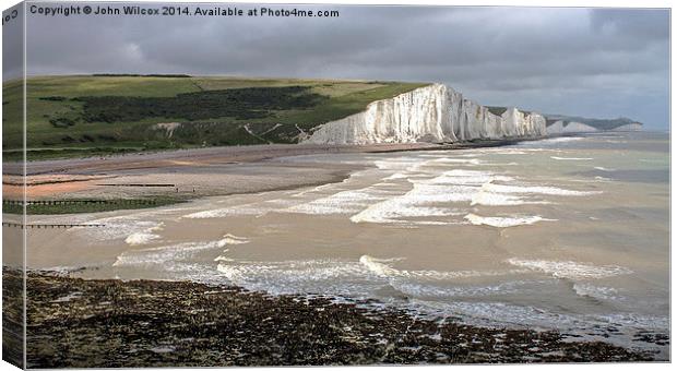 The Seven Sisters  Canvas Print by John Wilcox