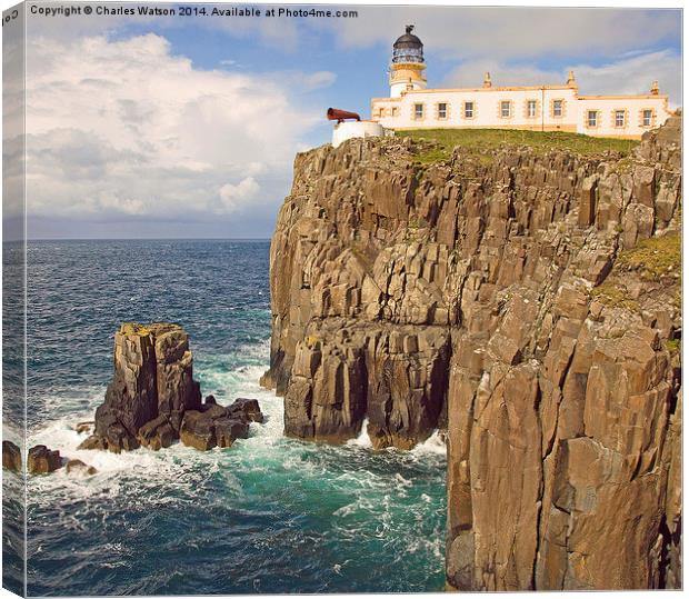  Neist Point  Canvas Print by Charles Watson
