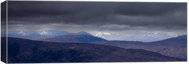 View from Ben Nevis., Canvas Print by David Hall