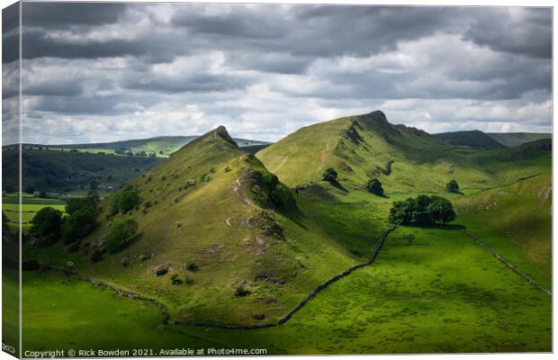 Parkhouse and Chrome Hill Canvas Print by Rick Bowden