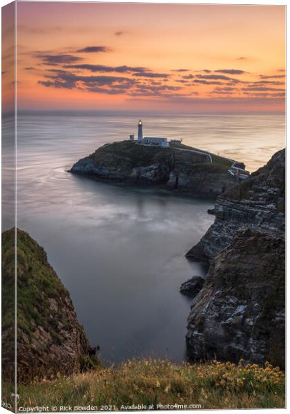 South Stack Canvas Print by Rick Bowden