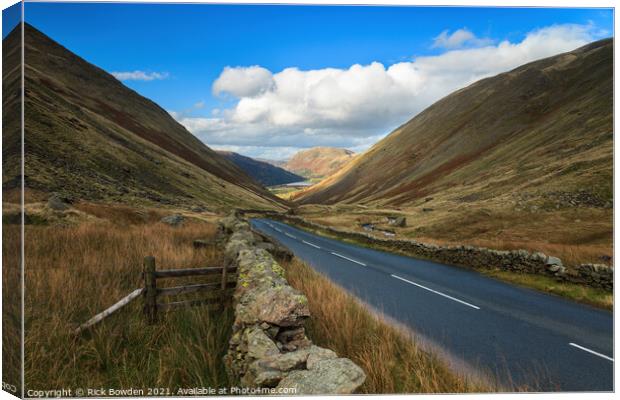 Kirkstone Pass Canvas Print by Rick Bowden