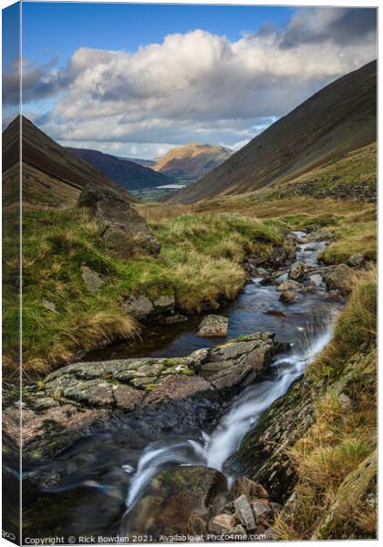 Above Brothers Water Canvas Print by Rick Bowden