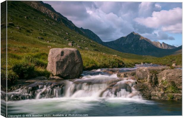 Blue Pool Canvas Print by Rick Bowden