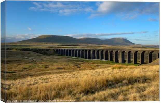 Ribblehead Viaduct Yorkshire Dales Canvas Print by Rick Bowden