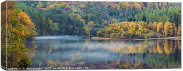 Loch Faskally Canvas Print by Rick Bowden