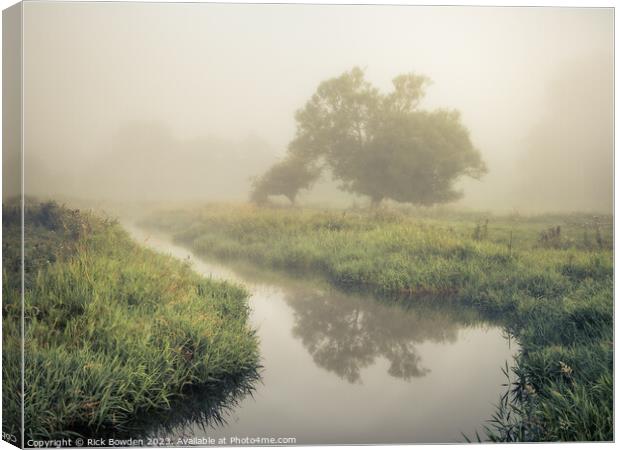 Wensum Valley Mist Canvas Print by Rick Bowden
