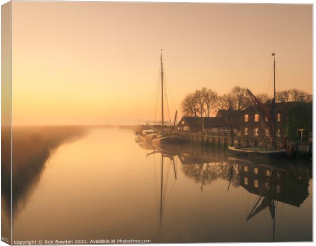 Snape Maltings Suffolk Canvas Print by Rick Bowden