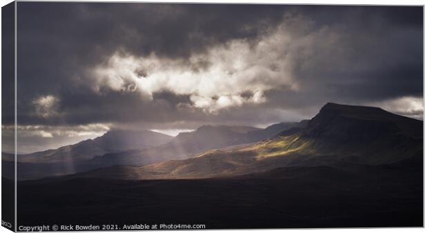Isle of Skye Scotland Canvas Print by Rick Bowden