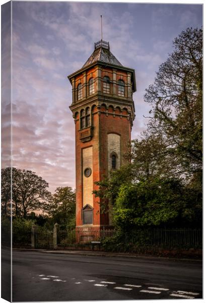 Gainsborough water tower  sunlight Canvas Print by Jason Thompson