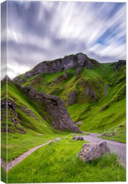 Winnats Pass Canvas Print by Jason Thompson