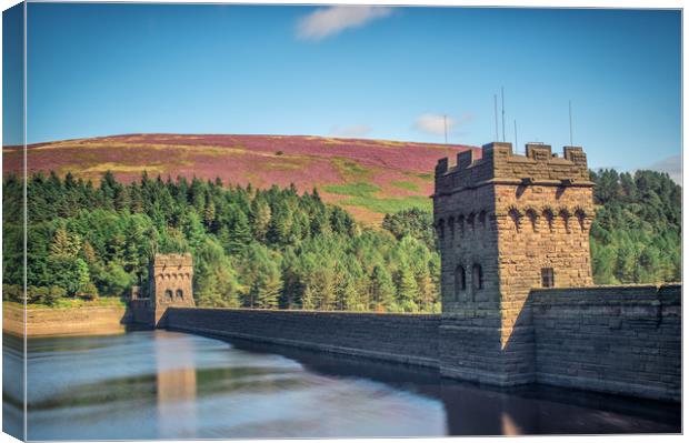 derwent dam Canvas Print by Jason Thompson