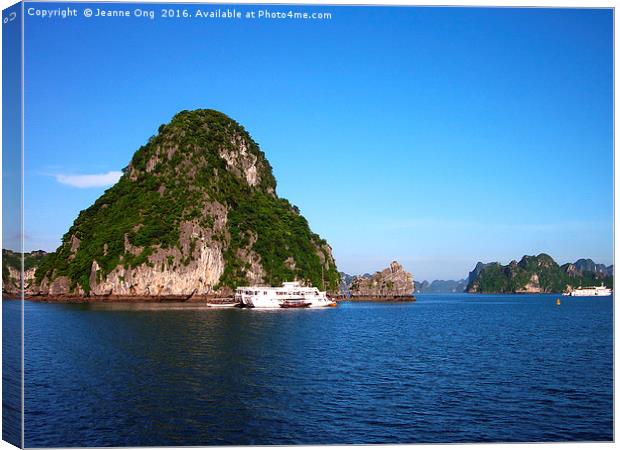 Magnificent Halong Bay Canvas Print by Jeanne Ong