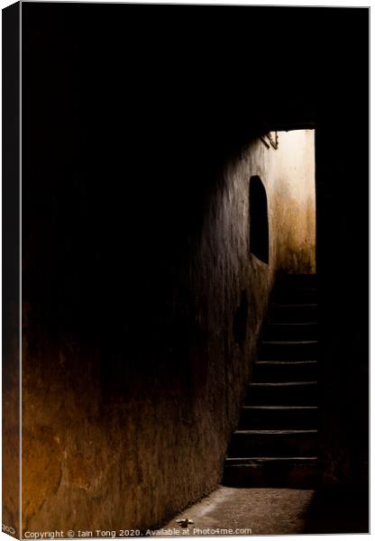 Stone Town Steps Canvas Print by Iain Tong