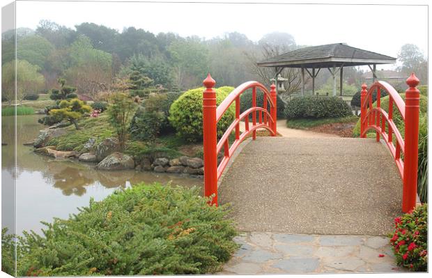 Japanese garden Canvas Print by Peter Righteous
