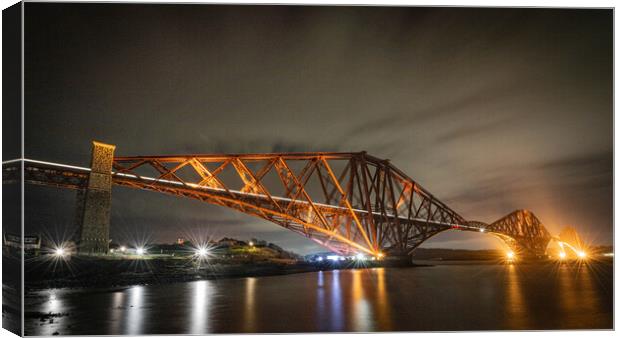 Forth Rail Bridge  Canvas Print by Alan Sinclair