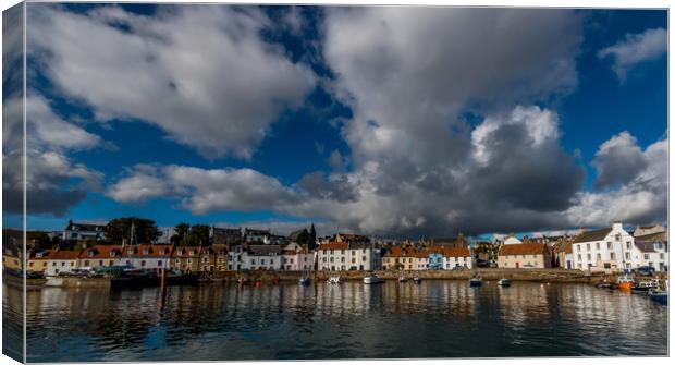 St Monans Harbour  Canvas Print by Alan Sinclair