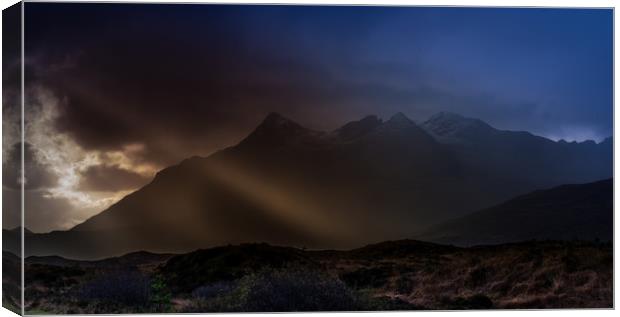 Storm Clouds Canvas Print by Alan Sinclair