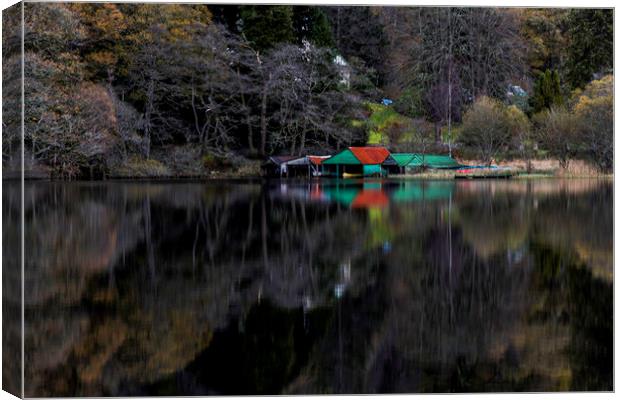 Boat House  Canvas Print by Alan Sinclair