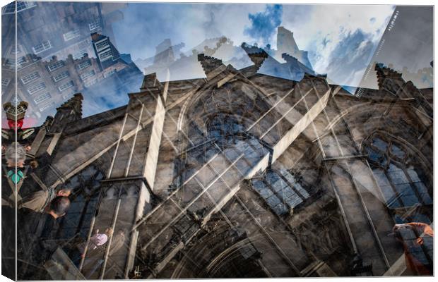 St Giles Cathedral Canvas Print by Alan Sinclair
