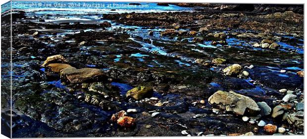  Rocky Beach Canvas Print by Joe Orton