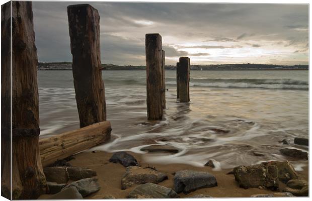 Estuary near Bideford North Devon Canvas Print by Christopher Grant