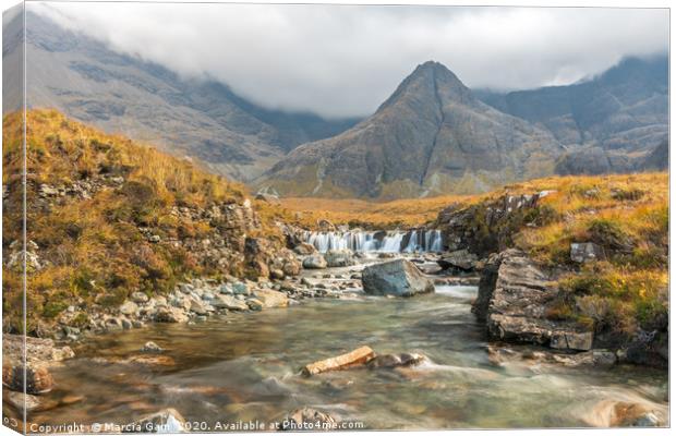 Fairy Pools, Isle of Skye Canvas Print by Marcia Reay