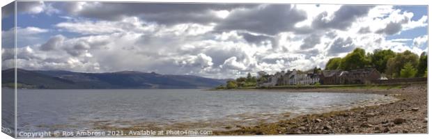 Inveraray Canvas Print by Ros Ambrose