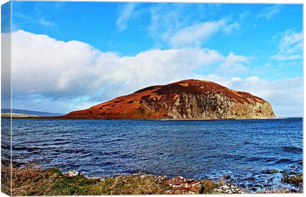  Davaar Island Campbeltown Canvas Print by Ros Ambrose