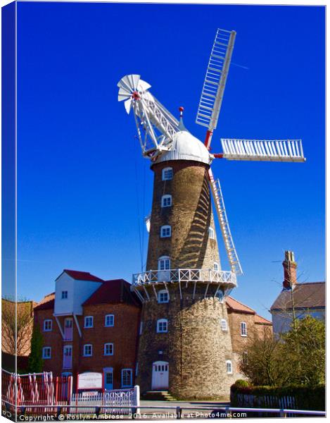 Maud Fosters Mill Boston Canvas Print by Ros Ambrose