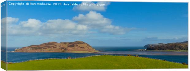 Davaar Island Campbeltown Canvas Print by Ros Ambrose