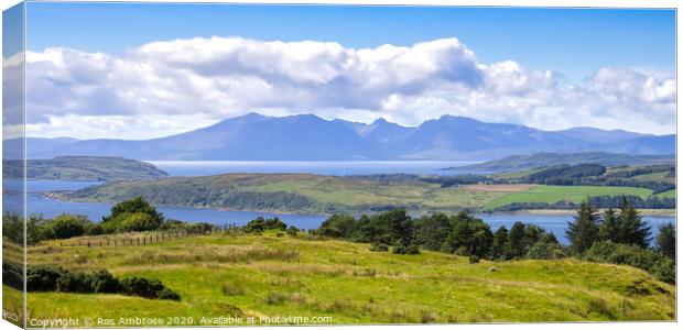 Goat Fell Arran Canvas Print by Ros Ambrose