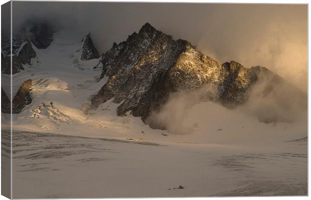 Aguille du Passon - Mont Blanc Canvas Print by Glenn Millington