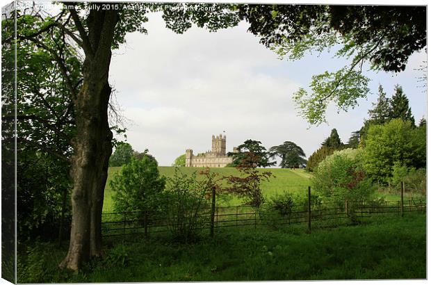  Downton abbey Canvas Print by James Tully