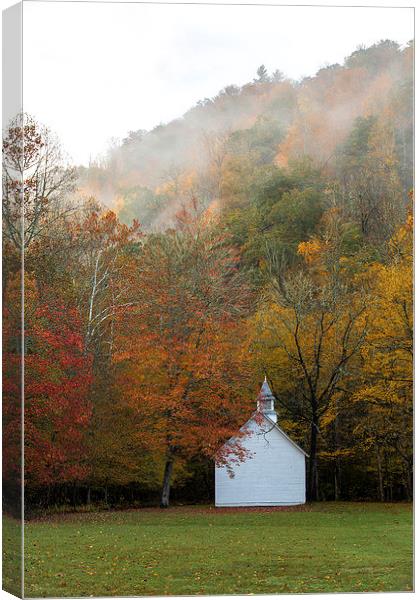  Country Church Canvas Print by Timothy Bell