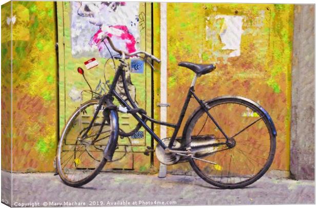 The Bicycle Canvas Print by Mary Machare