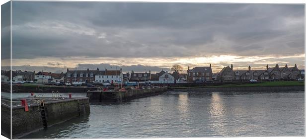  Port Seton Harbour Canvas Print by Alan Whyte