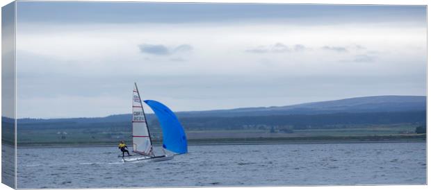 Sailor on the Moray Firth Canvas Print by Alan Whyte