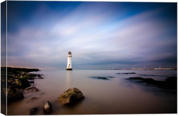 Fort Perch Rock Lighthouse Canvas Print by Garry Kennedy