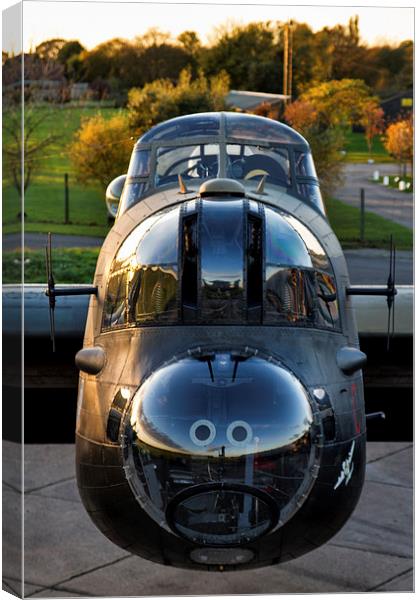  Avro Lancaster "Just Jane"  Canvas Print by Martin Keen