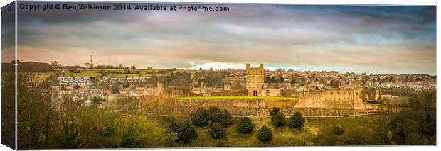  Richmond Castle Canvas Print by Ben Wilkinson