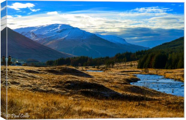 Mountains and moors Canvas Print by Paul Collis